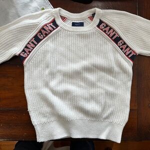 White cotton sweater GANT 9 - 10 y